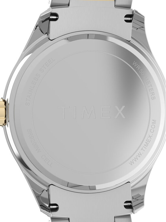Timex Ρολόι Timex Dress TW2V95500 Ασημί
