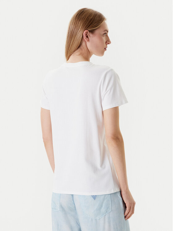 Guess Guess Футболка W5YI38 I3Z14 Білий Regular Fit