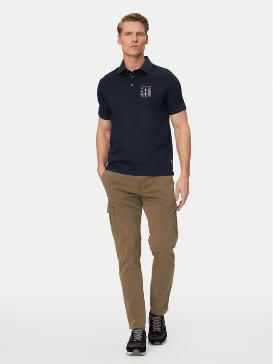 Aeronautica Militare Aeronautica Militare Polo 261PO1917UJ00682 Azul marino Regular Fit
