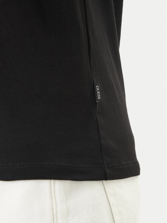 Guess Jeans Guess Jeans T-Shirt M6GIB4 K8HM0 Μαύρο Slim Fit