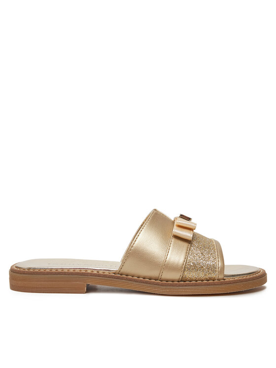 Tommy Hilfiger Natikače Tommy Hilfiger Sandal T4A2-33942-0572 M Zlatna
