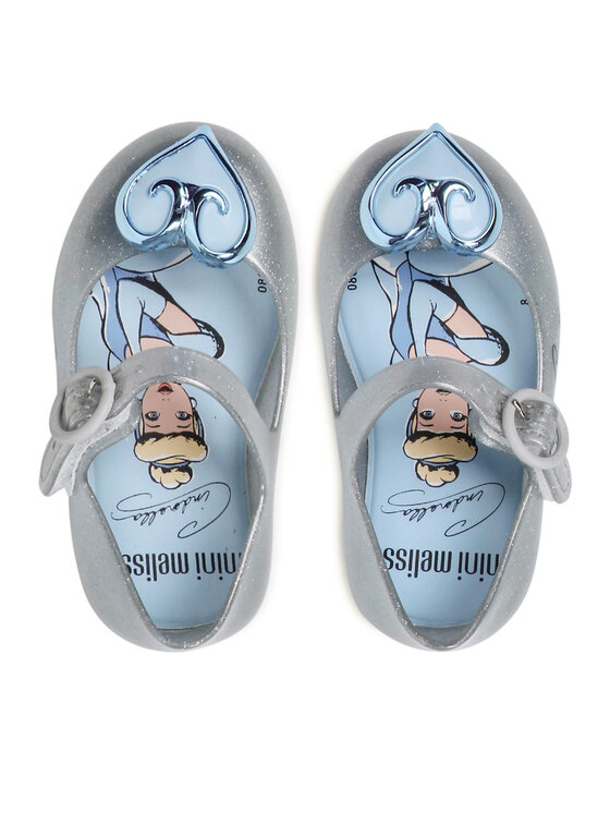 Melissa Baleríny Melissa Mini Melissa Sweet Love + Disn 33447 Stříbrná