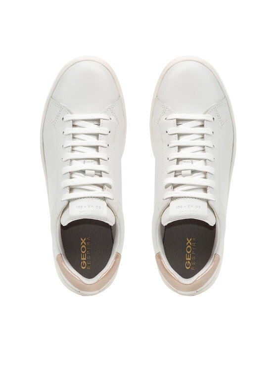 Geox Sneakersy Geox D Spherica Ecub-1 B D65PJA 09BNF C1327 Biela