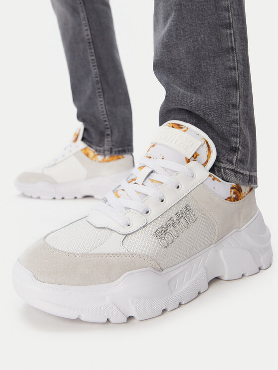 Versace Jeans Couture Снікерcи Versace Jeans Couture 80YA3SC1 Білий