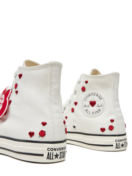 Converse Кеди Converse Chuck Taylor All Star Roses A13650C Білий