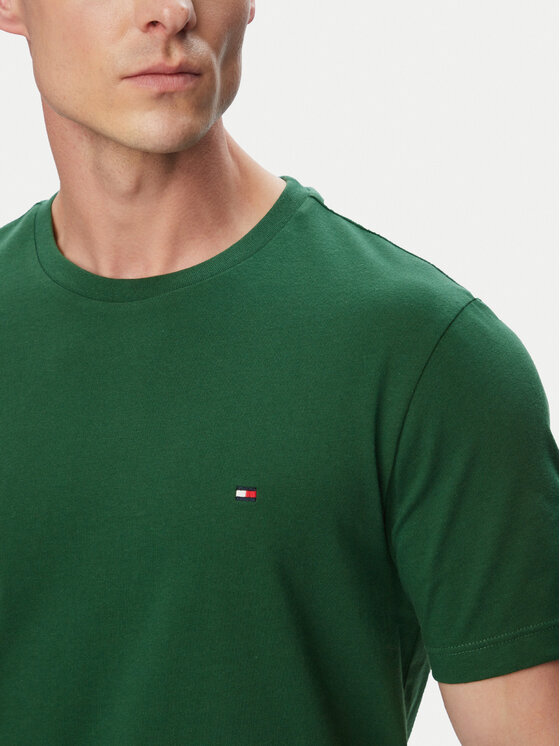 Tommy Hilfiger Tommy Hilfiger Camiseta Ess Seasonal MW0MW39995 Verde oscuro Regular Fit