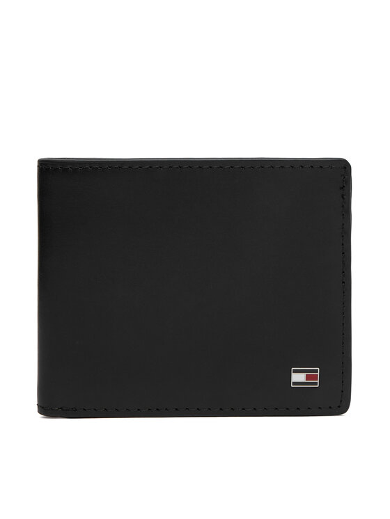 Tommy Hilfiger Set portafoglio e portachiavi Tommy Hilfiger Mini Cc Wallet & Key Fob AM0AM14805 Nero