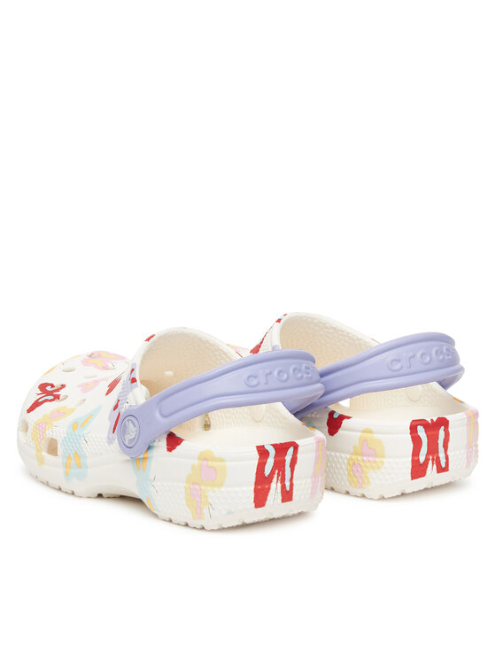Crocs Чехли Crocs Classic Butterfly Graphic Clog 211255 Цветен