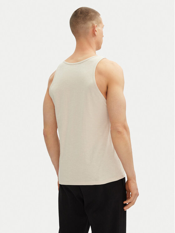 Jack & Jones Jack & Jones Majica brez rokavov Jake 12270577 Bež Regular Fit