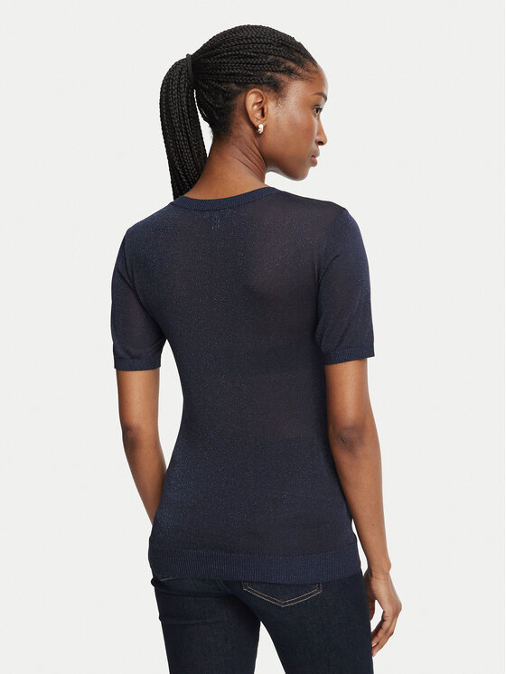 Fracomina Fracomina Camiseta FR26WT7010K490Q7 Azul marino Regular Fit