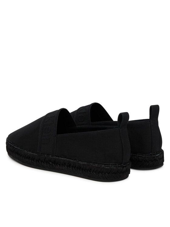 Calvin Klein Alpargatas Calvin Klein Oblique Espadrille Webbing HW0HW02934 Negro
