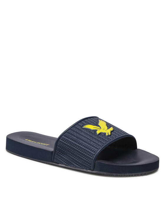 Lyle & Scott Παντόφλες Lyle & Scott Easy Slide FW1407 Σκούρο μπλε