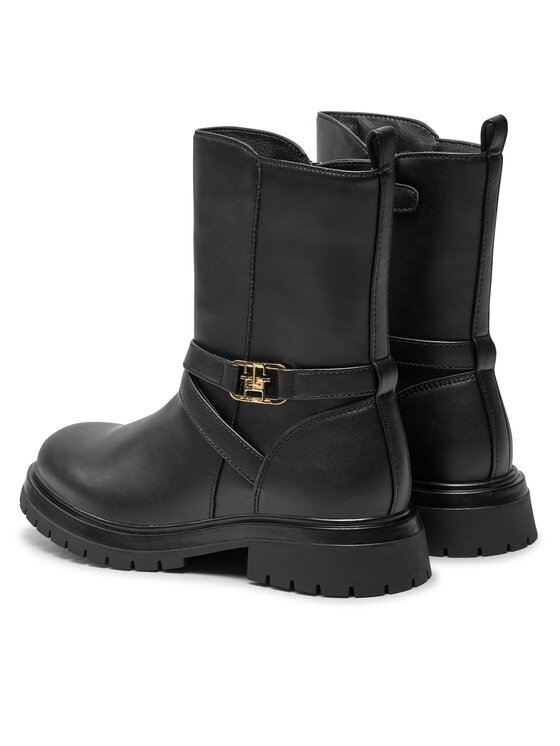 Tommy Hilfiger Botine Tommy Hilfiger Boot T3A5-33574-1351 S Negru