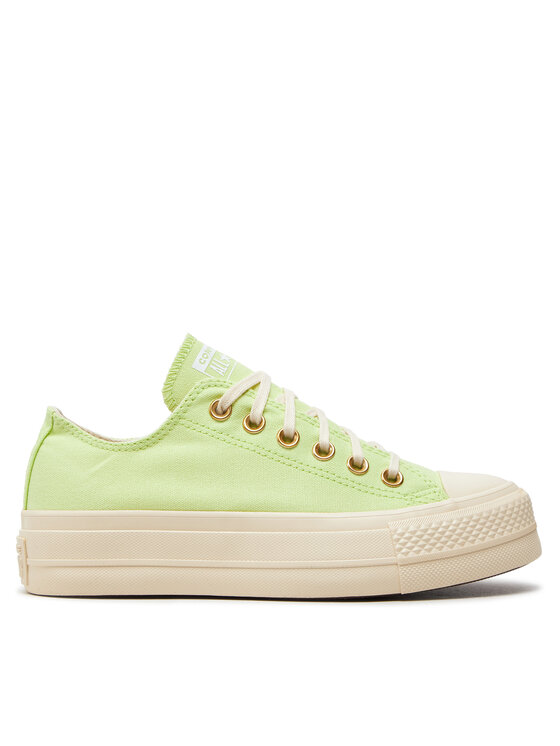 Converse Кеди Converse Chuck Taylor All Star Lift Platform Ox A09913C Зелений