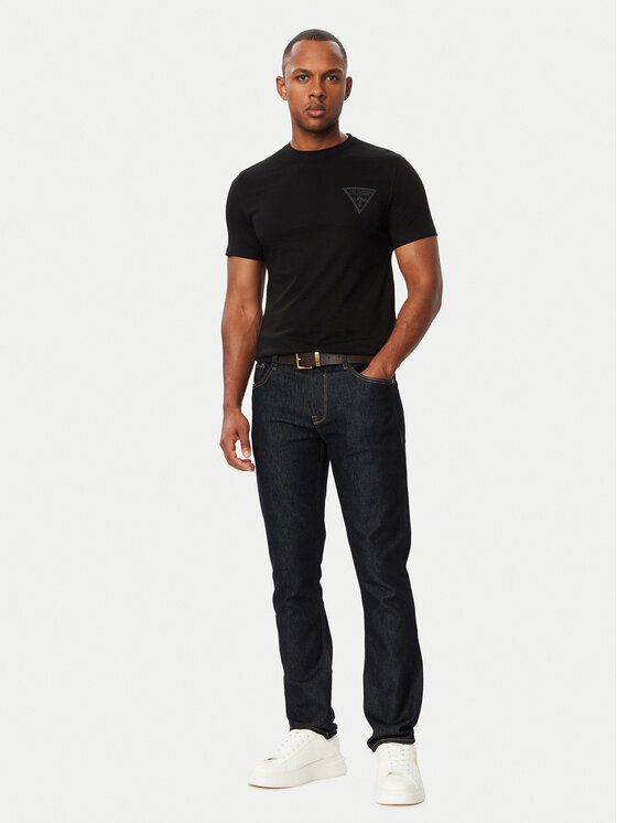 Guess Guess T-shirt M6BI49 K6186 Nero Slim Fit