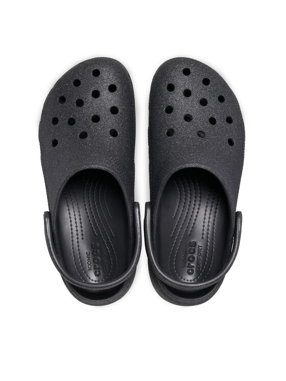 Crocs Шльопанці Crocs Classic Platform Glitter Clog W 207241 Чорний