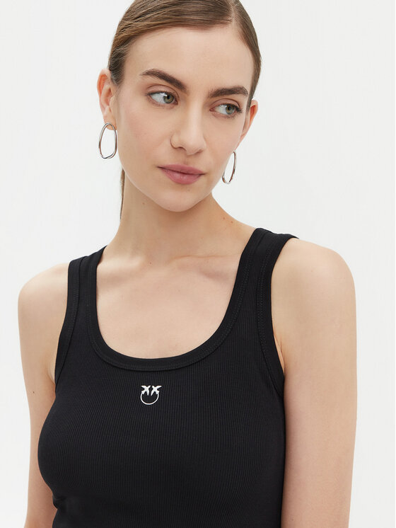 PINKO PINKO Топ 100807 A2C1 Чорний Regular Fit
