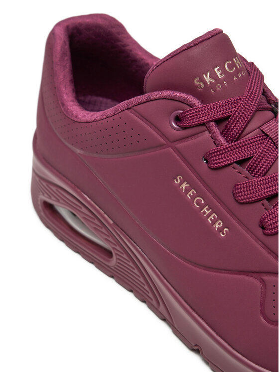 Skechers Снікерcи Skechers Uno Stand On Air 73690/PLUM Бордовий