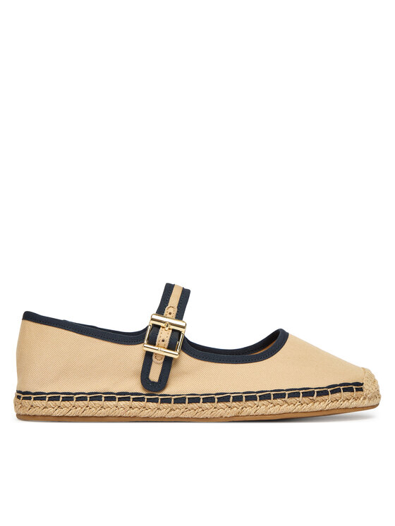 Tommy Hilfiger Espadrile Tommy Hilfiger Buckle Maryjane Espadrille FW0FW09239 Rjava