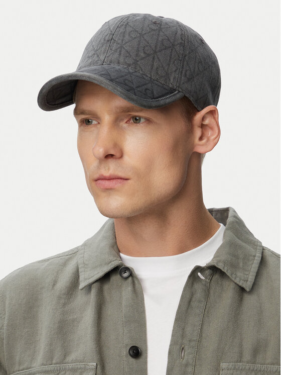 Calvin Klein Cappellino Calvin Klein Denim Emblem Burnout LV04D5048G Grigio