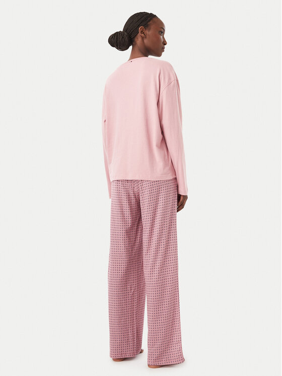 Tommy Hilfiger Tommy Hilfiger Pijama UW0UW06600 Rosa Regular Fit