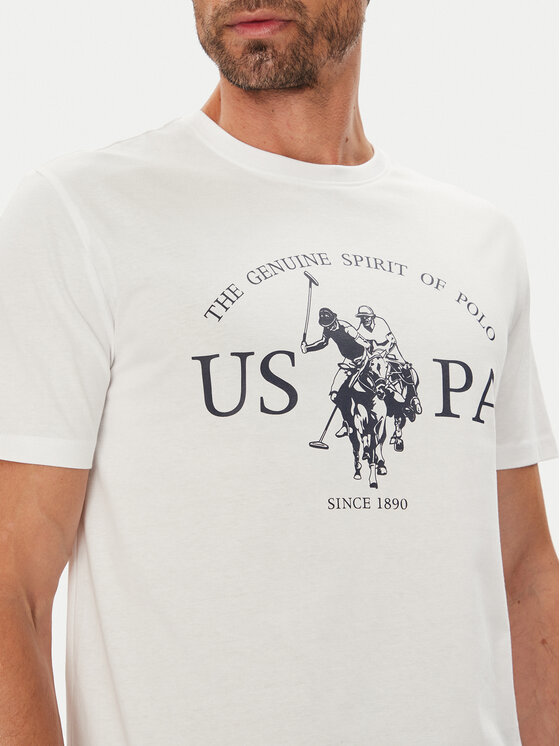 U.S. Polo Assn. U.S. Polo Assn. Póló MUP4203 Fehér Regular Fit