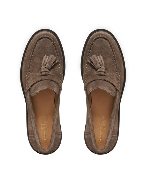 Geox Loafers Geox D Spherica Ec1 B D65DKA 22 C6029 Ανοιχτό καφέ