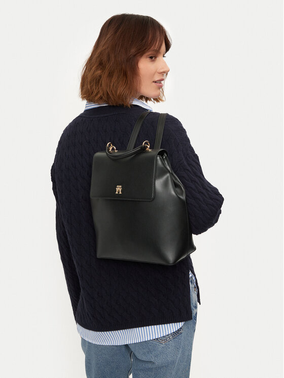 Tommy Hilfiger Mugursoma Tommy Hilfiger AW0AW15722 Melns
