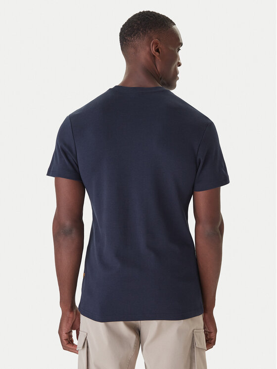 G-Star Raw G-Star Raw Majica G-Script D25150-C812 Mornarsko modra Regular Fit