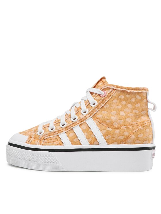 adidas Снікерcи adidas Disney Nizza Platform Mid GZ1657 Оранжевий