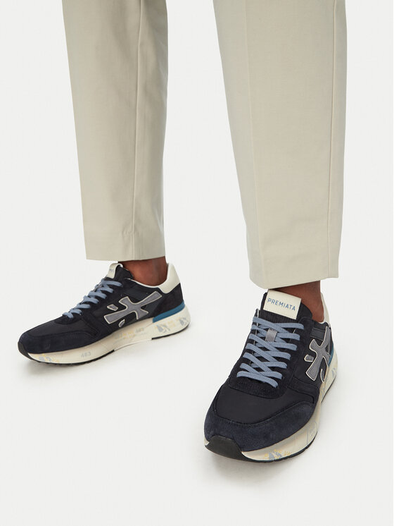 Premiata Sneakersy Premiata Mick Var 7716 Granatowy