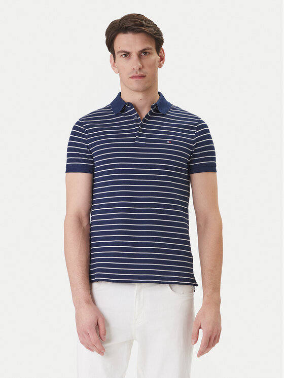 Tommy Hilfiger Tommy Hilfiger Polo 1985 MW0MW17771 Azul marino Slim Fit