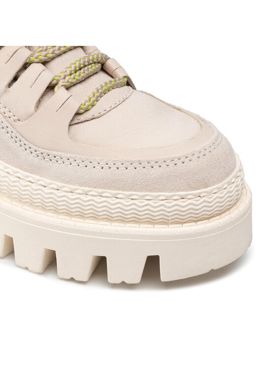 Tommy Jeans Šnurovacia obuv Tommy Jeans Hybrid Boot EN0EN01596 Béžová