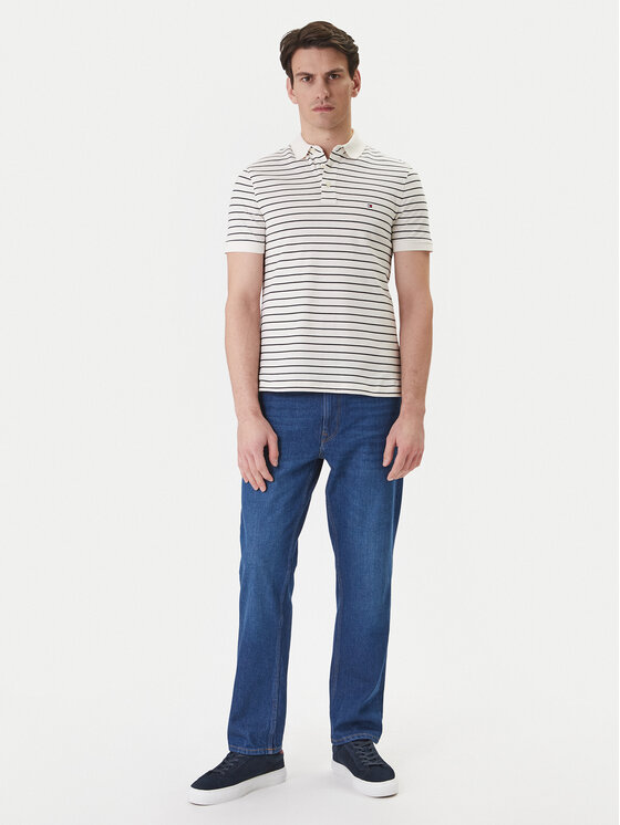 Tommy Hilfiger Tommy Hilfiger Polo 1985 MW0MW17771 Beis Slim Fit