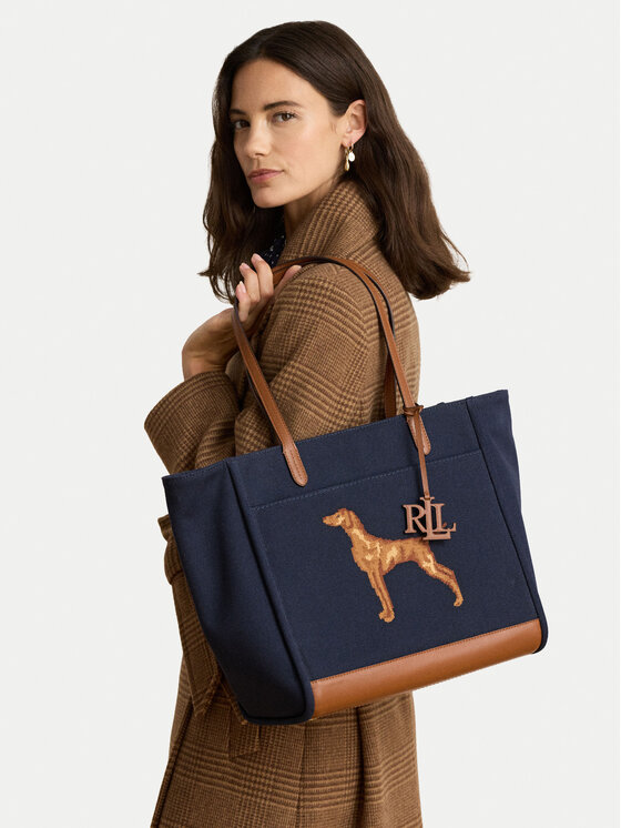 LAUREN RALPH LAUREN Torbica LAUREN RALPH LAUREN 431P18735002 Tamnoplava