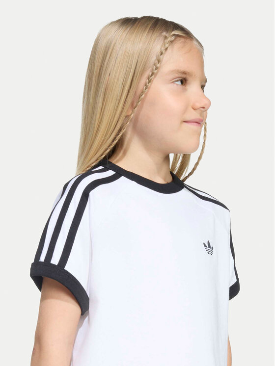 adidas adidas Camiseta 3-Stripes KC9507 Blanco Loose Fit
