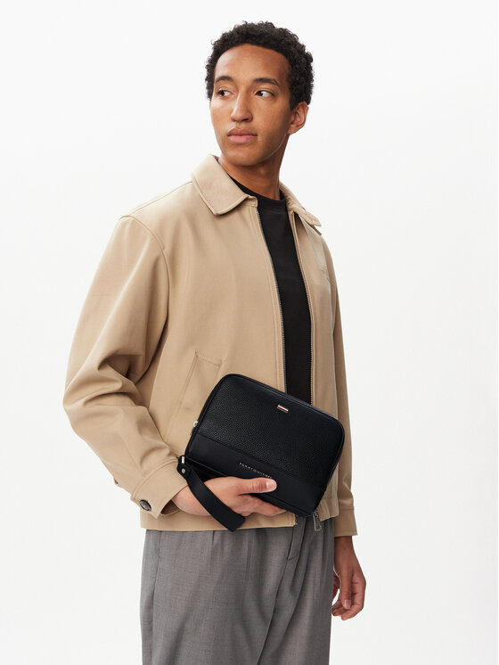 Tommy Hilfiger Taška cez rameno Tommy Hilfiger Th Central Pouch AM0AM14484 Čierna