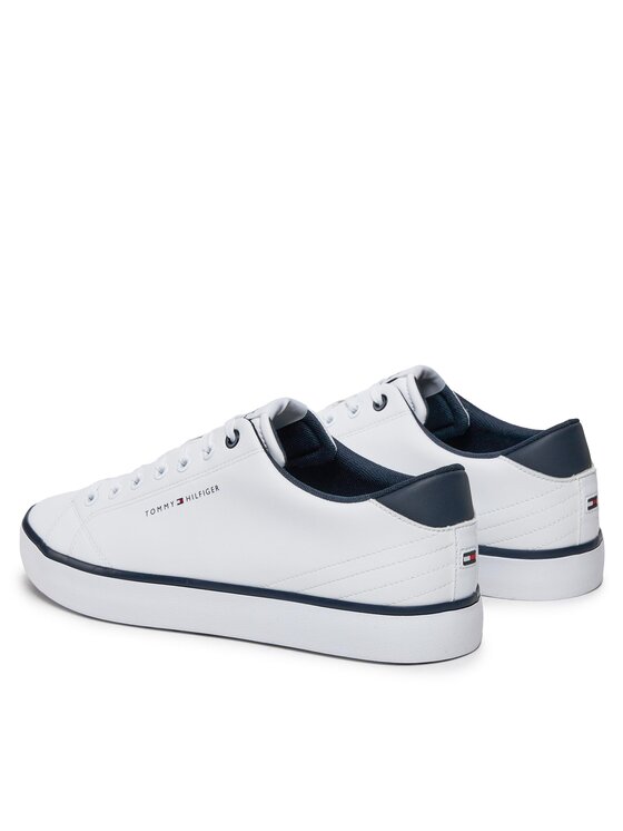 Tommy Hilfiger Sportcipők Tommy Hilfiger Th Hi Vulc Core Low Leather FM0FM05041 Fehér