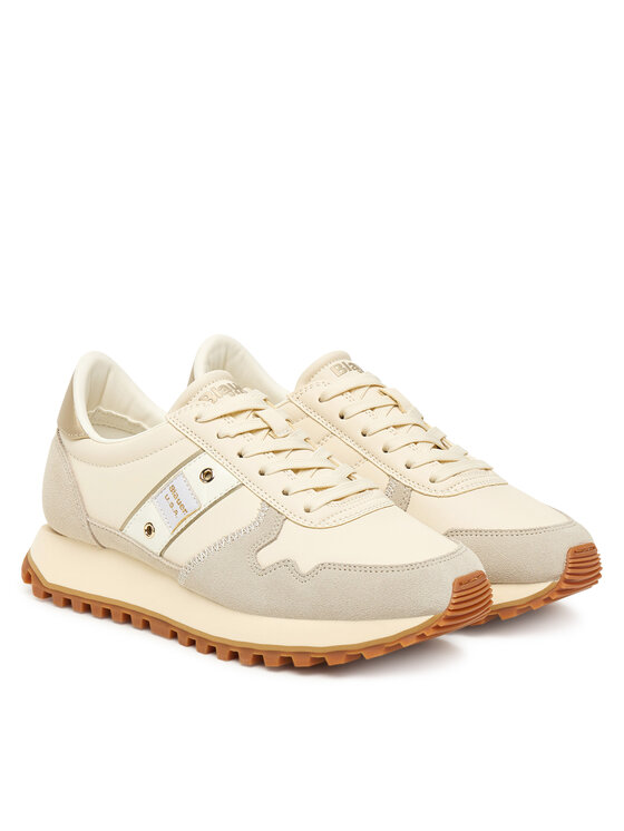Blauer Sneakersy Blauer F5MILLEN03/LES Écru