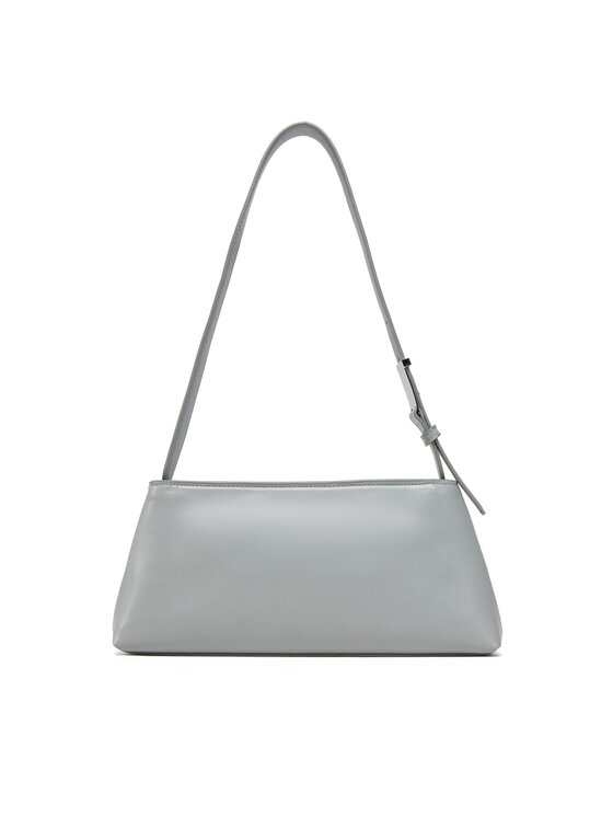 Calvin Klein Torbica Calvin Klein Embossed Logo Shoulder Bag K60K612550 Siva
