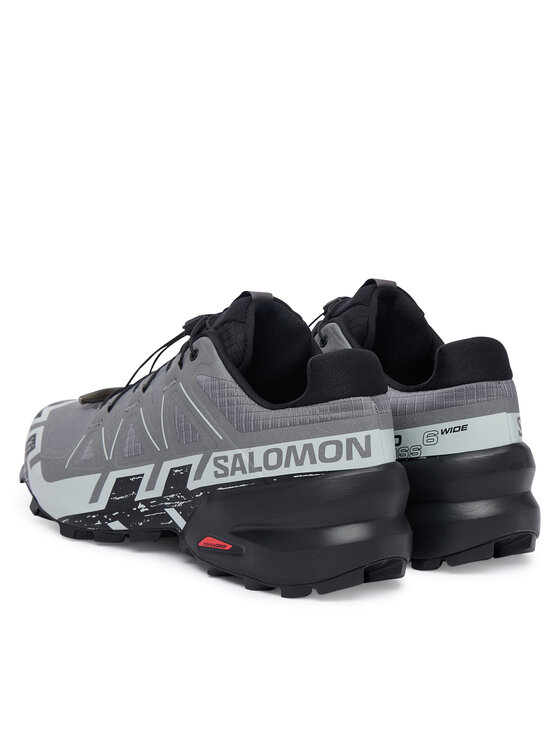 Salomon Взуття для бігу Salomon Speedcross 6 Wide L41744100 Сірий