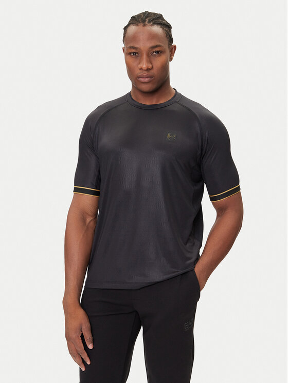 EA7 Emporio Armani EA7 Emporio Armani Футболка 7M000619 AF16723 UC001 Чорний Regular Fit