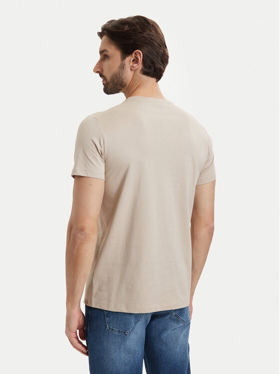 BOSS BOSS Camiseta 50531401 Beige claro Regular Fit