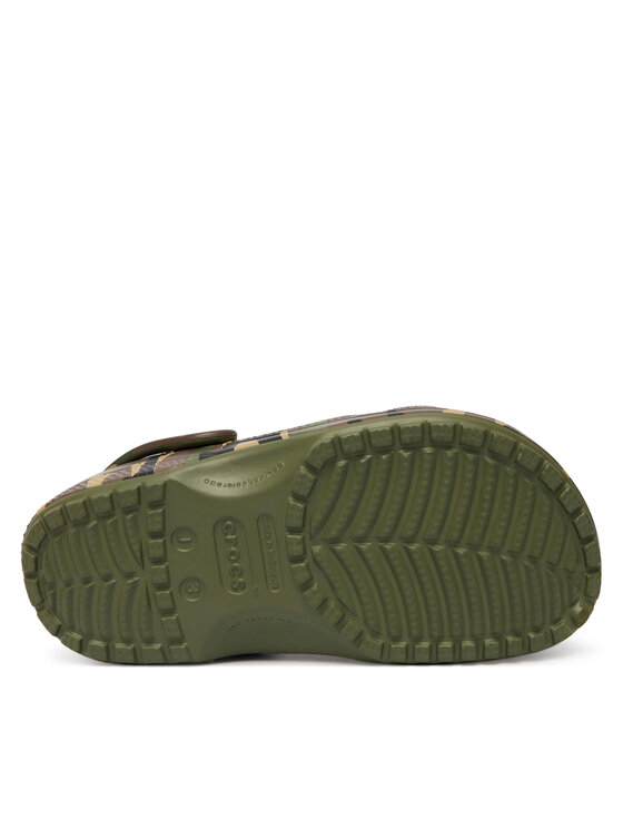 Crocs Шльопанці Crocs Classic Camouflage Clog 211879 Зелений