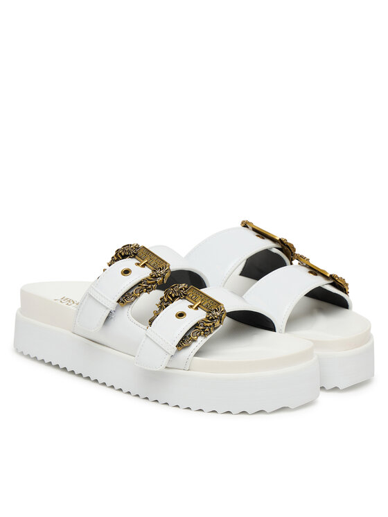 Versace Jeans Couture Шльопанці Versace Jeans Couture 80VA3SM1 ZS190 3 Білий