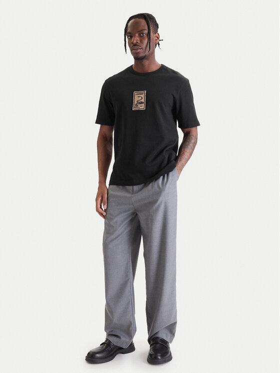 HUGO HUGO Camiseta Dobul 50558407 Negro Relaxed Fit