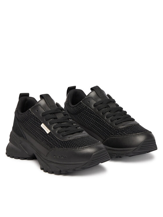 Calvin Klein Сникърси Calvin Klein Hike Runner Lup Lin Mesh HW0HW03000 Черен