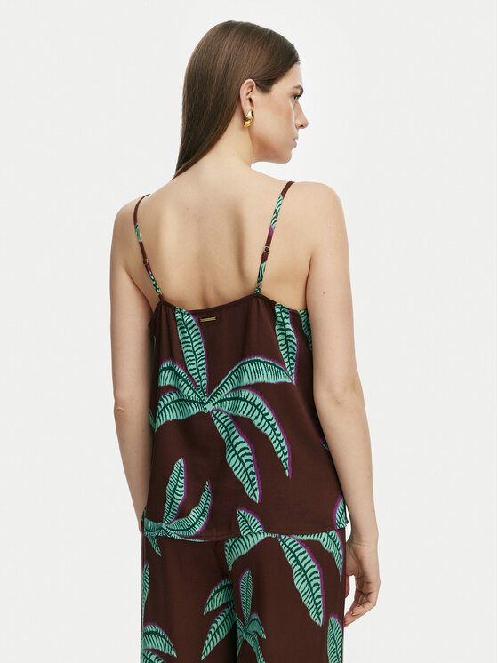 LOLA CASADEMUNT LOLA CASADEMUNT Top LS2615121 Marrón Regular Fit