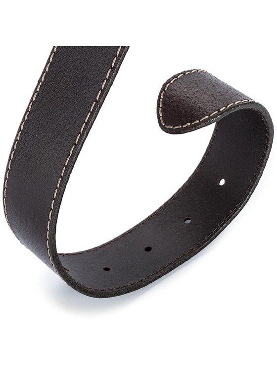 Wrangler Чоловічий ремінь Wrangler Stitched Belt W0081US85 85 112125438 Коричневий