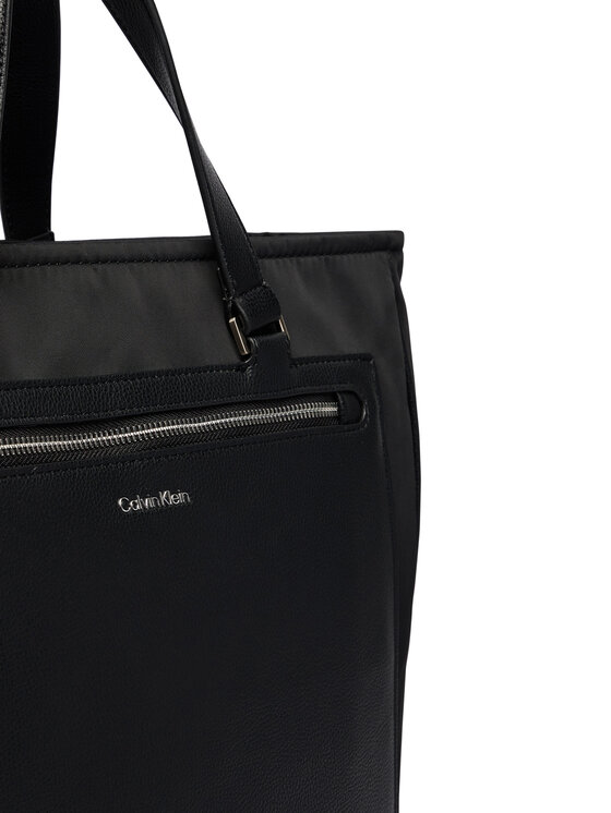 Calvin Klein Torebka Calvin Klein Ssnl Raised Logo Tote LV04D3502G Czarny